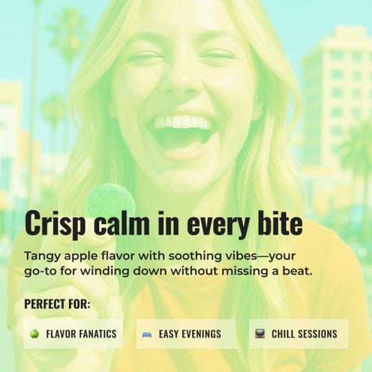 15MG Sour Apple Delta 9 THC Gummies