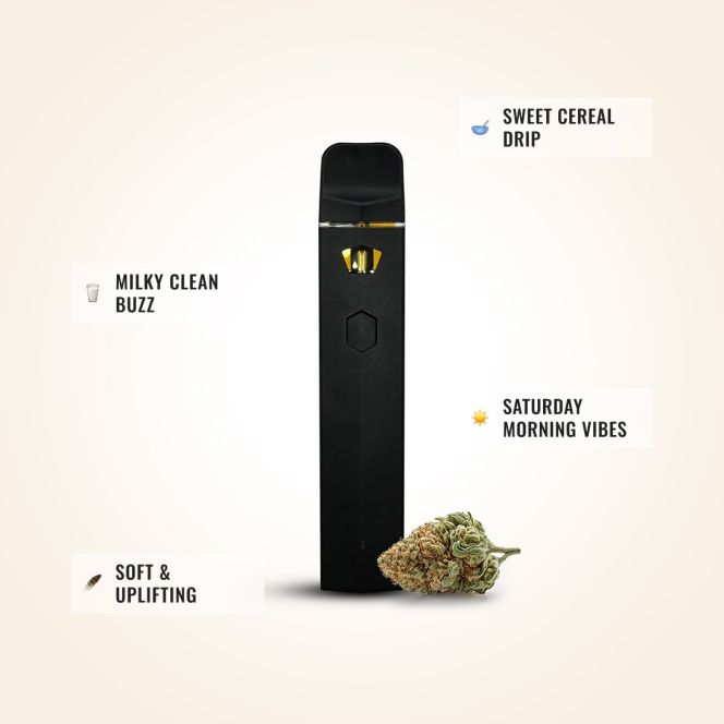 Cereal Milk Live Rosin THCA Vape 1G