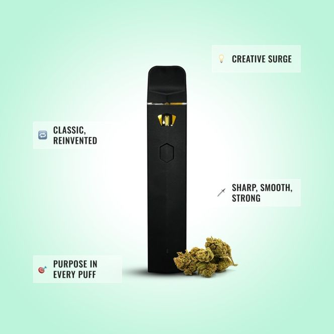 Jack Herer Live Rosin THCA Vape 1G