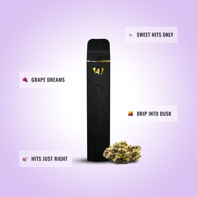 Purple Punch Live Rosin THCA Vape 1G